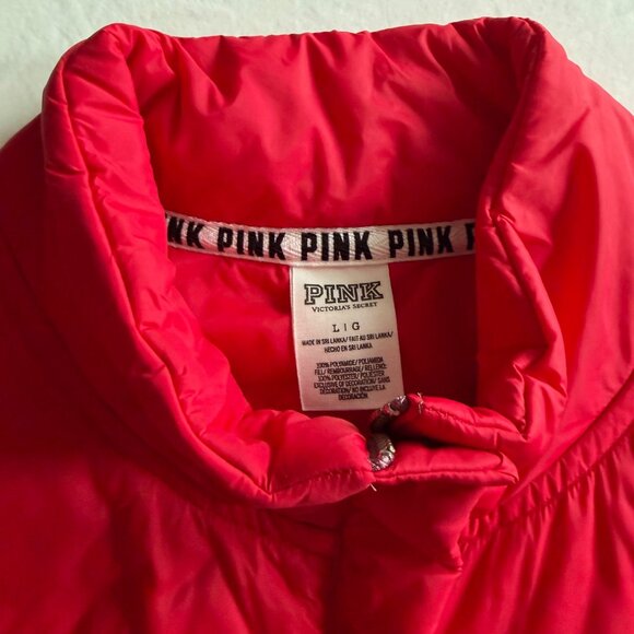 Victoria's Secret PINK Women's Vest, Size L, Red and Mauve - Picture 3 of 5